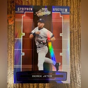 2005 Playoff Absolute ***Derek Jeter*** New York Yankees RARE 04/100 Spectrum